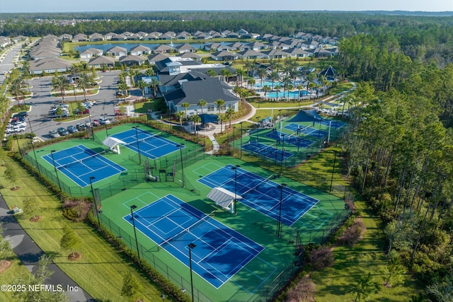21 Yellow Iris Ct, Ponte Vedra, FL 32081 - drone / aerial view with a wooded view and a residential view
