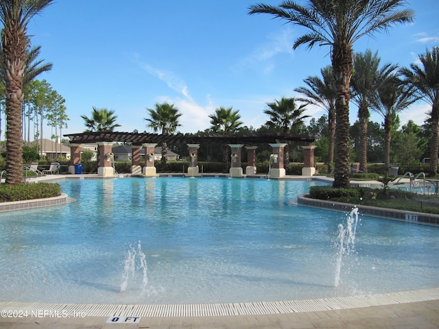 view of community pool