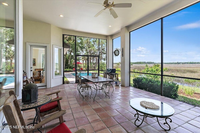 408 Osprey Lookout Ct Unit 29, Ponte Vedra Beach, FL 32082 - sunroom / solarium with tile patterned floors