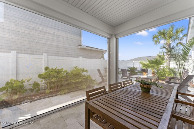 109 Redbud Ln, Yulee, FL 32097 - view of unfurnished sunroom
