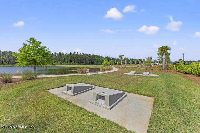 109 Redbud Ln, Yulee, FL 32097 - view of community featuring a yard and a water view