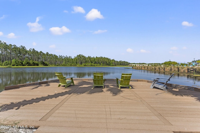 109 Redbud Ln, Yulee, FL 32097 - view of dock with a water view