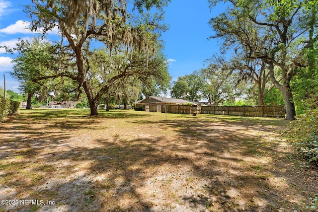 127 Old Jennings Rd, Orange Park, FL 32065 - view of yard with fence