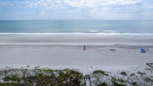 water view featuring nearby beach