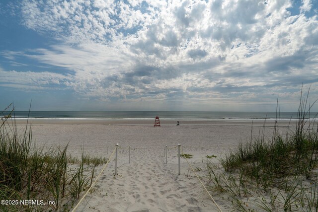 water view featuring nearby beach