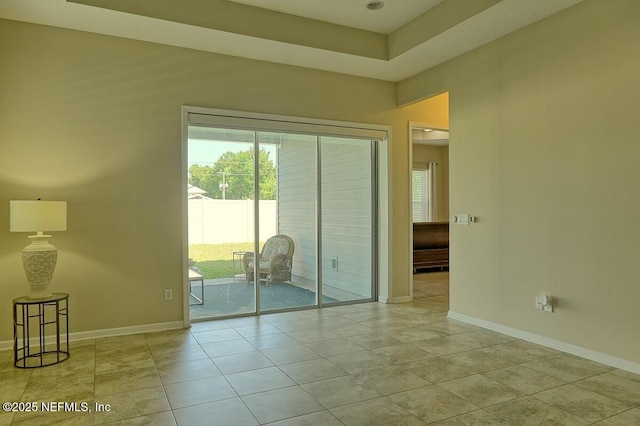 2924 Sea Grape Dr S, Fernandina Beach, FL 32034 - tiled empty room with baseboards