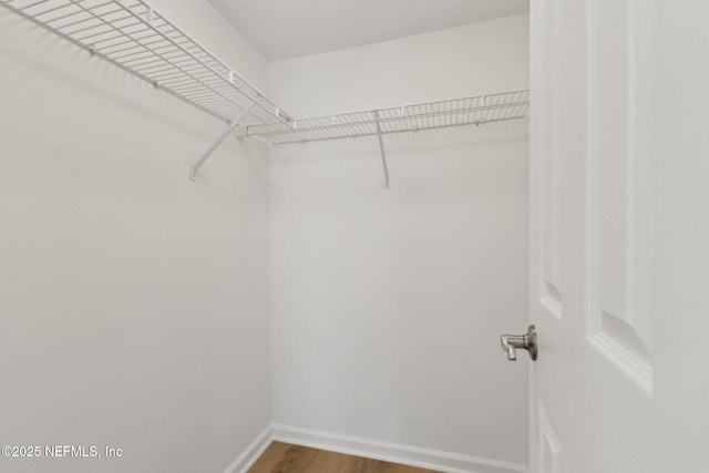 4746 Gulfstream Ct, Fernandina Beach, FL 32034 - walk in closet with wood finished floors