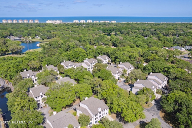 4746 Gulfstream Ct, Fernandina Beach, FL 32034 - birds eye view of property featuring a water view and a residential view