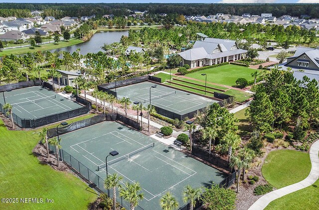 655 Juniper Hills Dr, Saint Johns, FL 32259 - drone / aerial view with a water view and a residential view