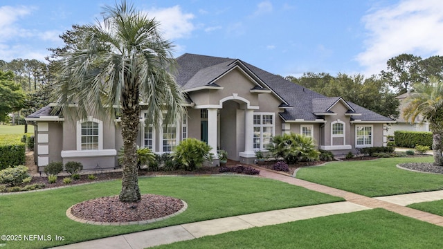 3277 Sequoyah Cir, Saint Johns, FL 32259 - ranch-style house with stucco siding and a front yard