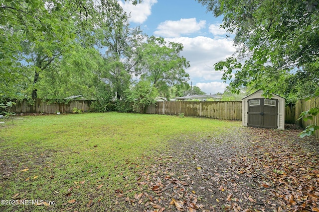 7437 Ortega Hills Dr, Jacksonville, FL 32244 - view of yard featuring a storage shed and an outdoor structure