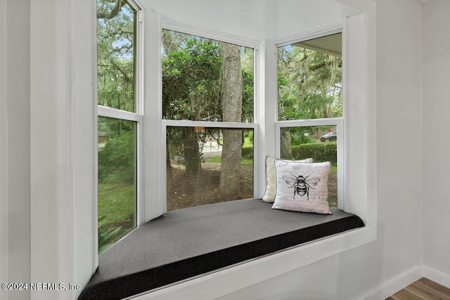 sunroom / solarium with a wealth of natural light