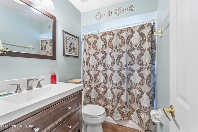 10919 Houndwell Way, Jacksonville, FL 32225 - full bathroom featuring toilet, visible vents, wood finished floors, and vanity