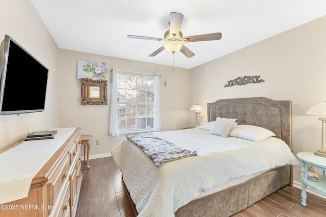 10919 Houndwell Way, Jacksonville, FL 32225 - bedroom with baseboards, ceiling fan, and wood finished floors