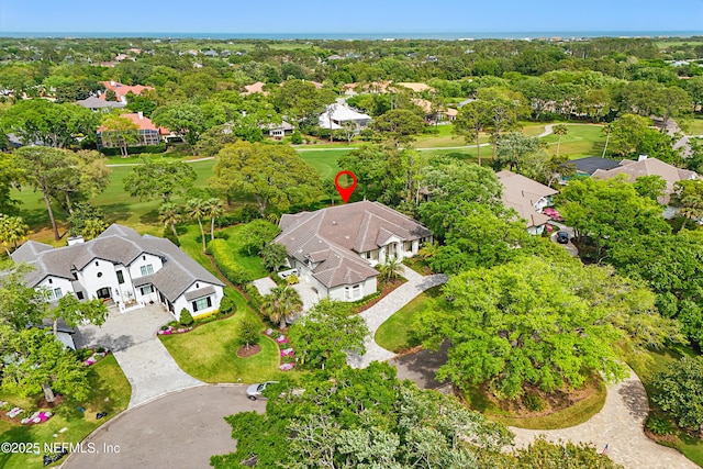 birds eye view of property featuring a residential view