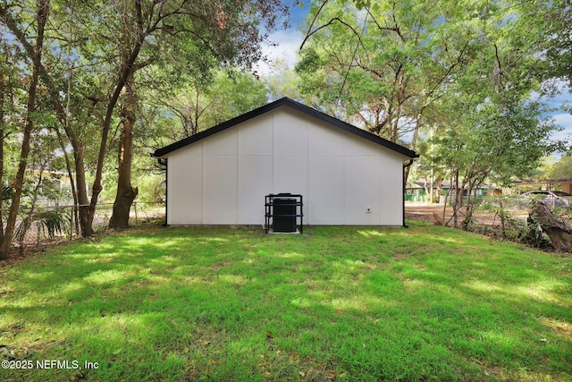 exterior space with fence