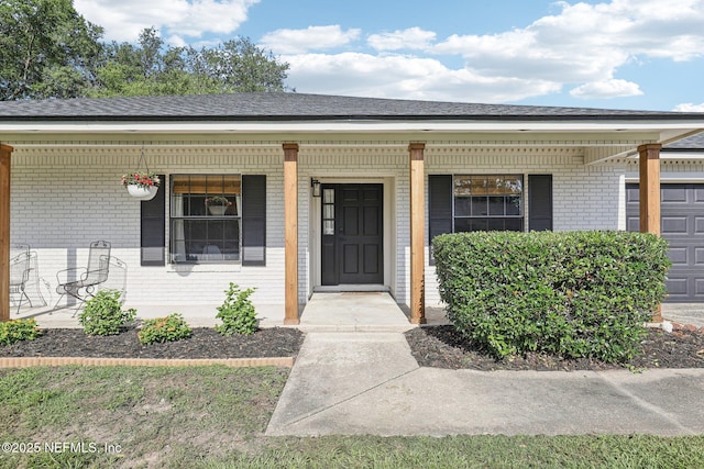 12548 Dunraven Trl, Jacksonville, FL 32223 - entrance to property with brick siding and covered porch