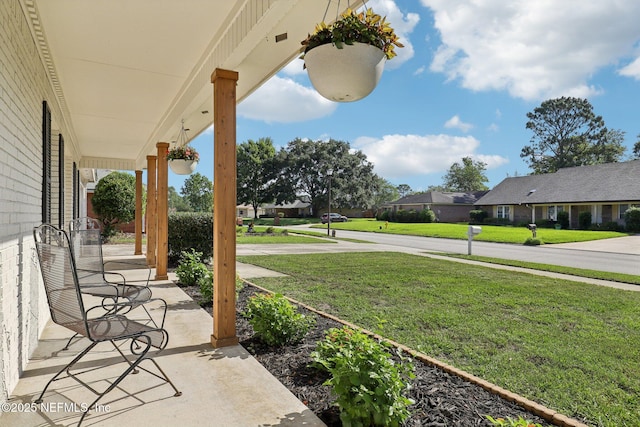 12548 Dunraven Trl, Jacksonville, FL 32223 - view of patio / terrace featuring covered porch