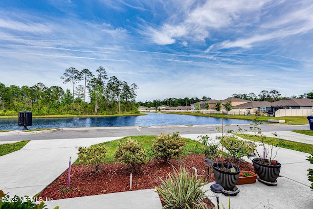 property view of water