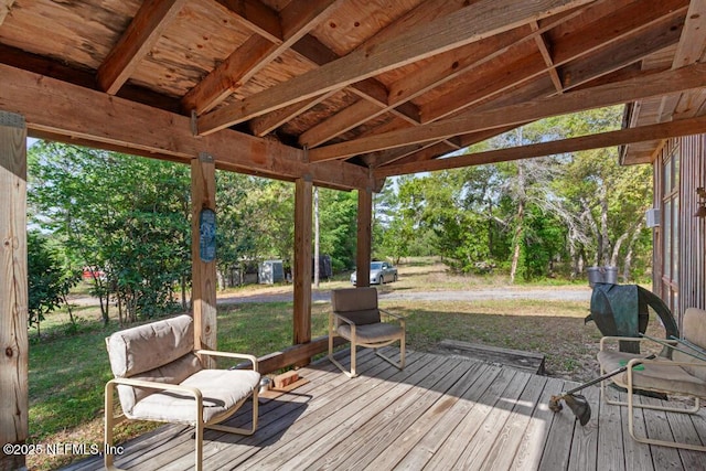 view of deck