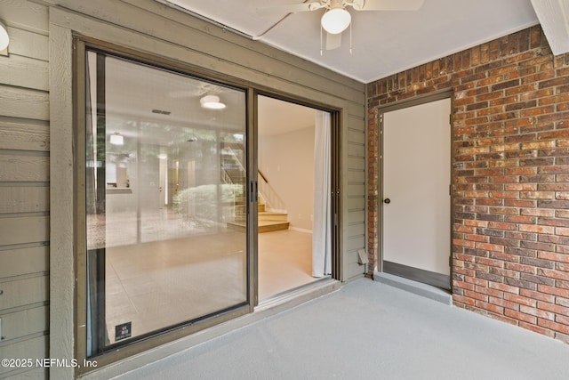 1909 University Blvd S Unit 204, Jacksonville, FL 32216 - property entrance featuring a ceiling fan