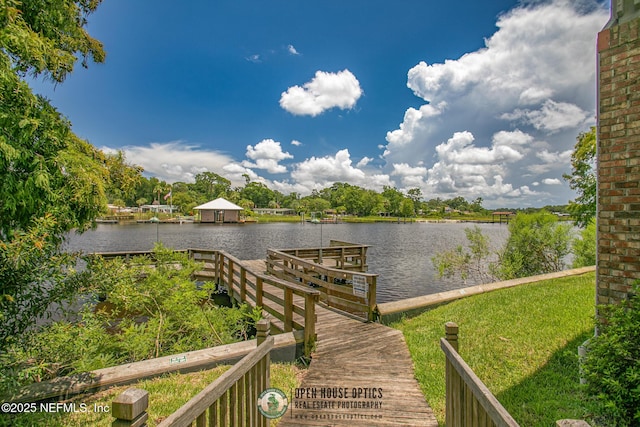 1909 University Blvd S Unit 204, Jacksonville, FL 32216 - dock area with a water view