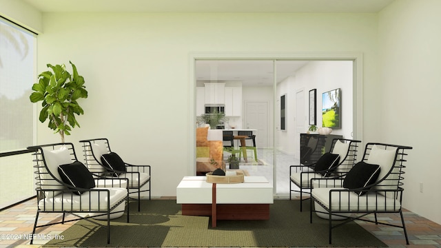 view of sitting room