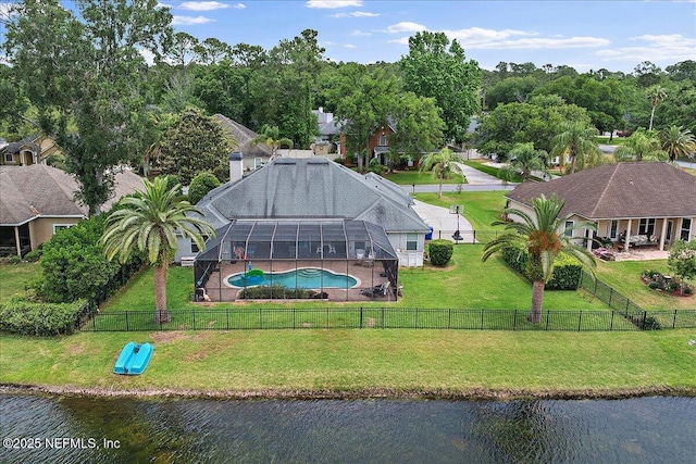 185 Edgewater Branch Dr, Saint Johns, FL 32259 - aerial view featuring a water view