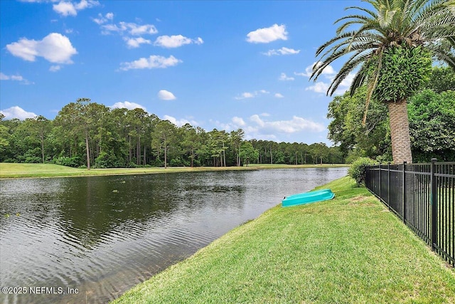 185 Edgewater Branch Dr, Saint Johns, FL 32259 - view of water feature featuring fence and a wooded view