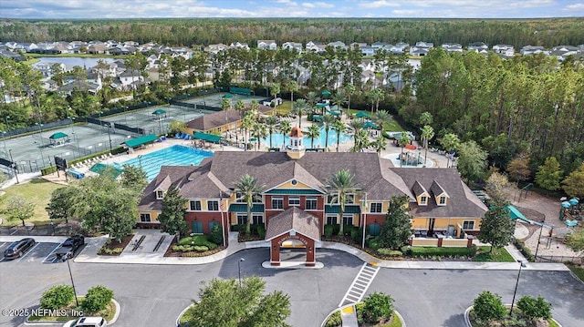 185 Edgewater Branch Dr, Saint Johns, FL 32259 - birds eye view of property with a view of trees