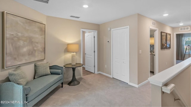 119 Craig Ct, Saint Johns, FL 32092 - living area with baseboards, carpet, recessed lighting, and visible vents