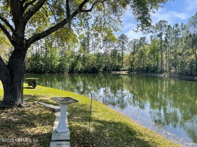 1831 Moss Creek Dr SW, Fleming Island, FL 32003 - view of water feature with a wooded view