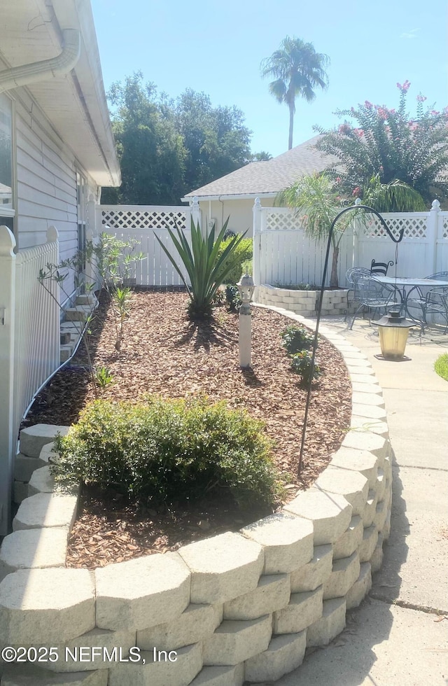 1831 Moss Creek Dr SW, Fleming Island, FL 32003 - view of yard with a patio and fence private yard