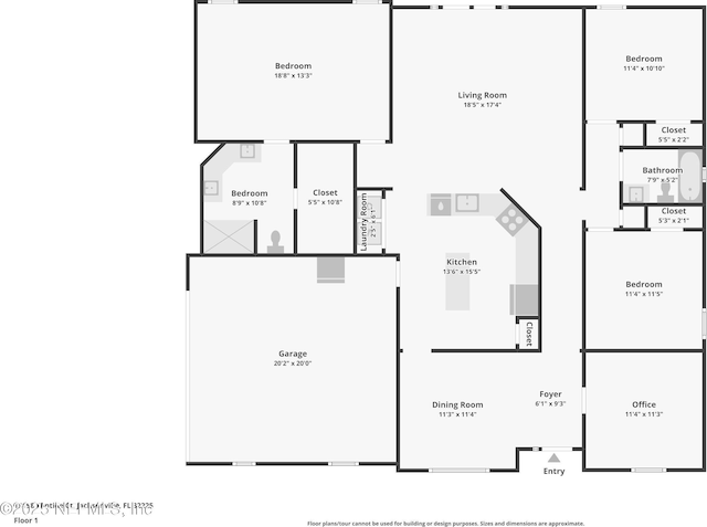 13198 Ebbtide Ct, Jacksonville, FL 32225 - room layout