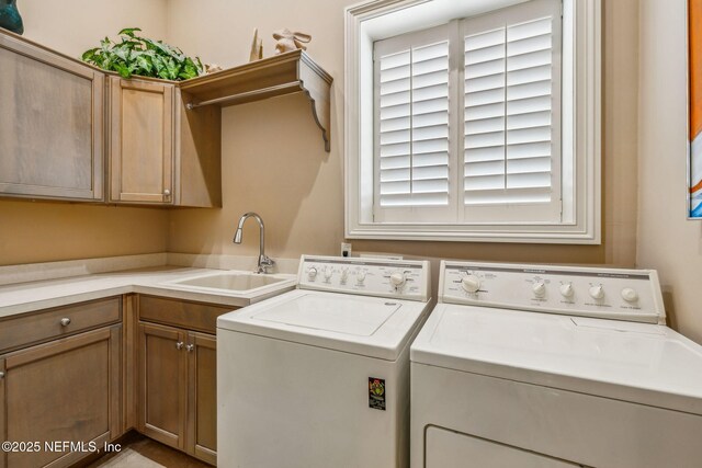 108 Harbourmaster Ct, Ponte Vedra Beach, FL 32082 - laundry room with washer and dryer and cabinet space