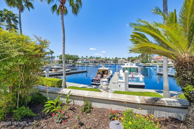 108 Harbourmaster Ct, Ponte Vedra Beach, FL 32082 - dock area with a water view