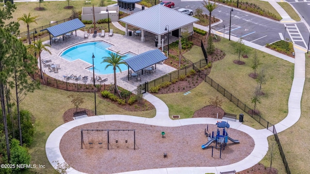 80 Boulder Ln, Saint Johns, FL 32259 - drone / aerial view of a pool area and a recreational park