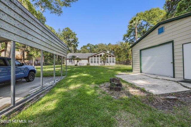 view of yard