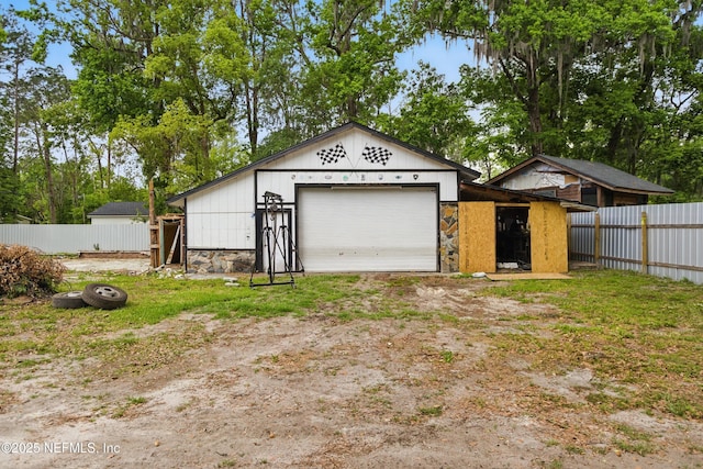 6878 Lenox Ave, Jacksonville, FL 32205 - exterior space featuring fence and driveway