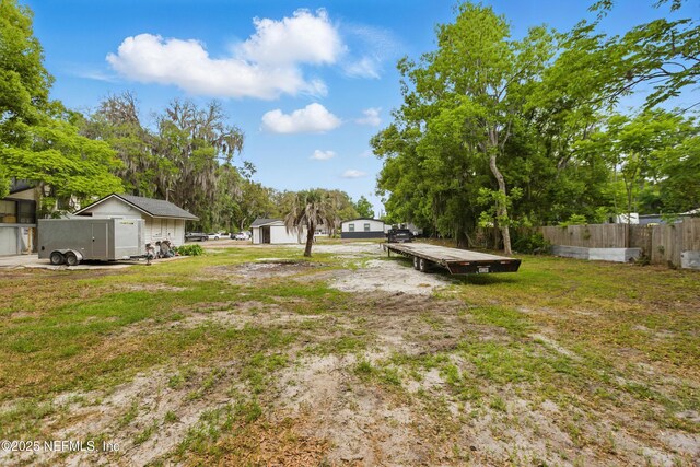 6878 Lenox Ave, Jacksonville, FL 32205 - view of yard featuring fence