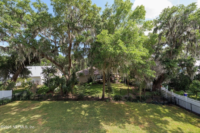2762 Seagate Ave, Jacksonville Beach, FL 32250 - view of yard with a fenced backyard