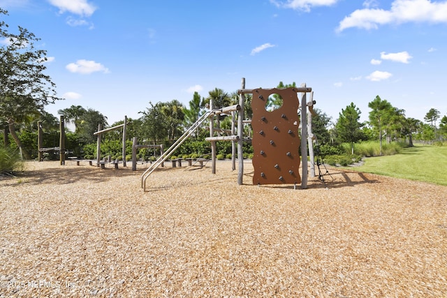 view of community playground