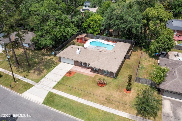 drone / aerial view