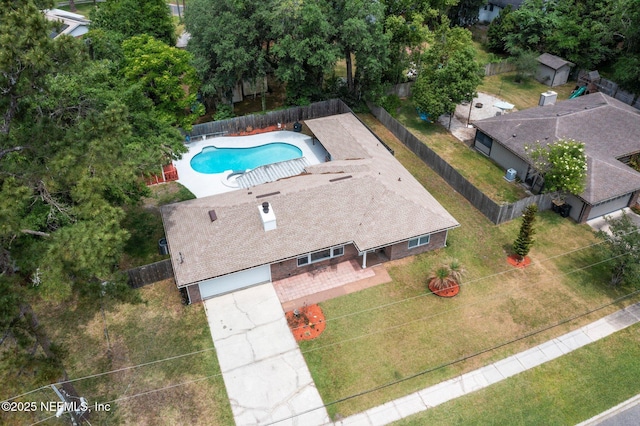 drone / aerial view