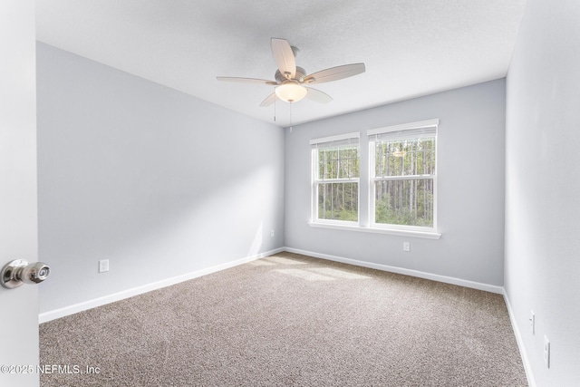 10318 Benson Lake Dr, Jacksonville, FL 32222 - carpeted spare room with a ceiling fan and baseboards