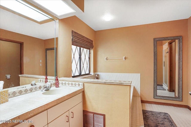 5088 Merrifield Ct, Spring Hill, FL 34608 - bathroom with visible vents and vanity