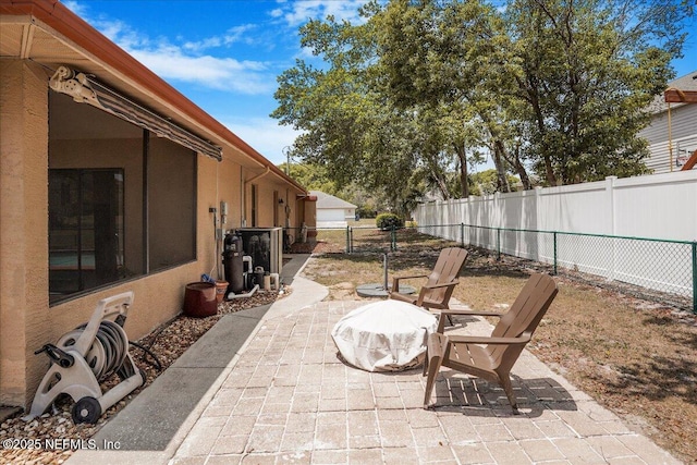 5088 Merrifield Ct, Spring Hill, FL 34608 - view of patio / terrace with a fenced backyard