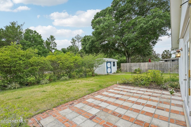 369 Altara Dr, Saint Augustine, FL 32086 - view of patio / terrace with a storage shed and an outdoor structure