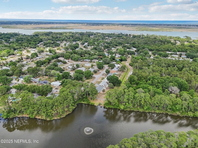 369 Altara Dr, Saint Augustine, FL 32086 - aerial view of property and surrounding area featuring a large body of water and a tree filled landscape