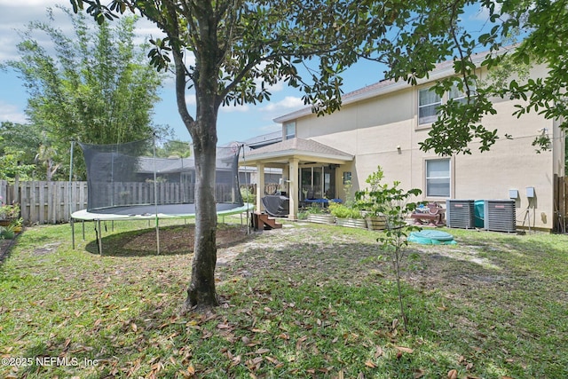 3367 Turkey Creek Dr, Green Cove Springs, FL 32043 - view of yard featuring a trampoline and cooling unit